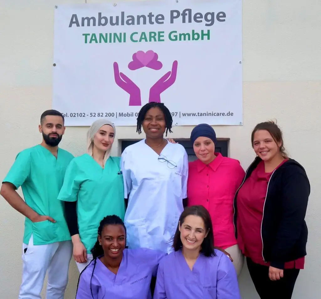 Teamfoto des Pflegedienstes Tanini Care GmbH in Ratingen